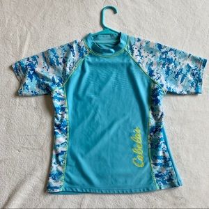 Kids swim shirt. Size M